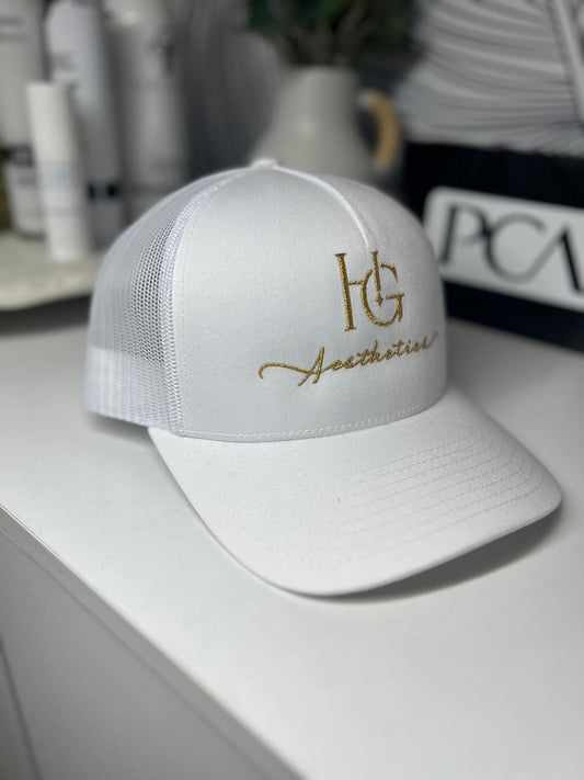 White HGA Branded Hat